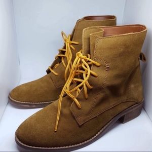 Steve Madden rosaly lace up suede boots size 10